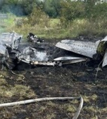 На Житомирщине столкнулись два учебных самолета, пилоты погибли