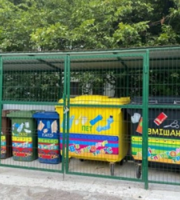 Ще одна львівська школа долучилася до проєкту роздільного збору побутових відходів