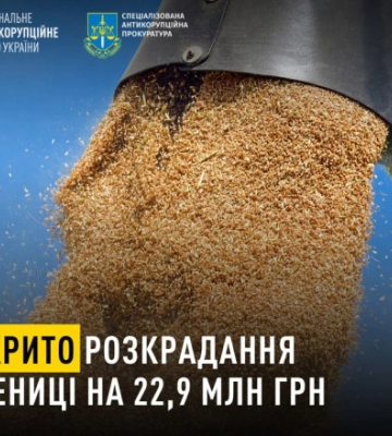 Заволоділи пшеницею на майже 23 млн грн: хто під підозрою