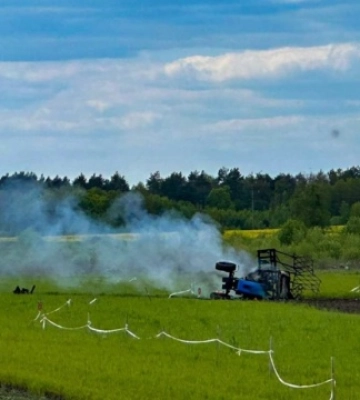 На Херсонщині у полі тракторист підірвався на російській міні