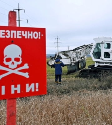 На російській міні підірвався тракторист Херсонщини