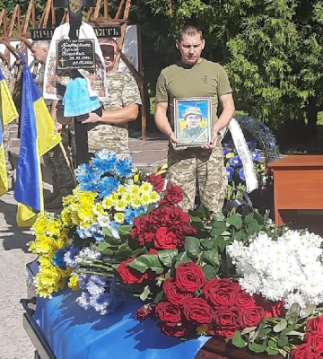 Роменщина провела в останню путь військового Сергія Тарасенка