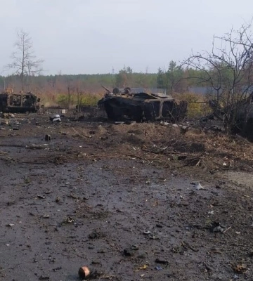 ВСУ за одну ночь под Бахмутом сожгли российскую технику на 5 млн дол.