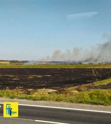 У селі під Маріуполем партизани підпалили ремонтну базу загарбників - Андрющенко