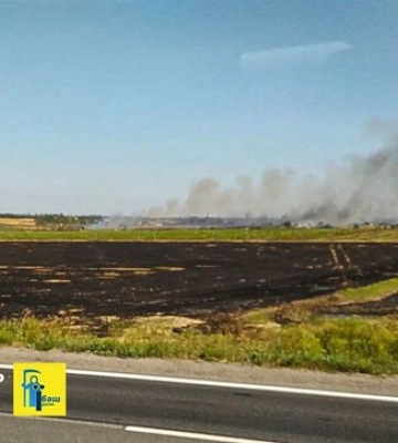 Партизани під Маріуполем підпалили ремонтну базу росіян