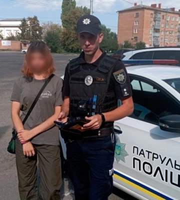 Зниклу у Гадячі 15-річну дівчину знайшли поліцейські у Київському районі Полтави