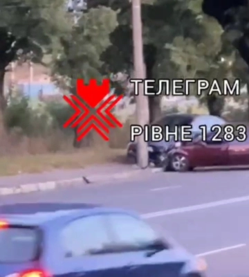 У Рівному зіткнулися два легковики (ВІДЕО)