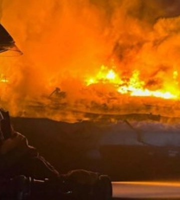 Росія воює з українським зерном: в ДСНС показали наслідки атаки &quot;шахедами&quot;, фото