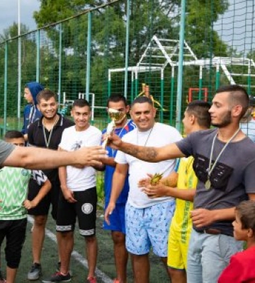В Ужгороді відбувся футбольний турнір серед ромської громади та переселенців, які проживають у мікрорайоні Радванка