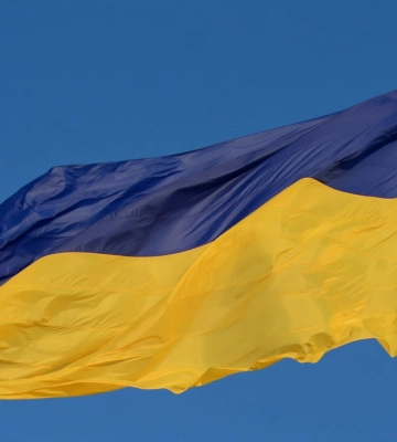 В  окупованій Каховці на Херсонщині підняли український прапор. Фото