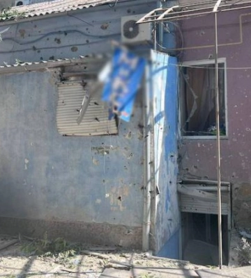 Унаслідок обстрілу росіянами Херсона поранена людина