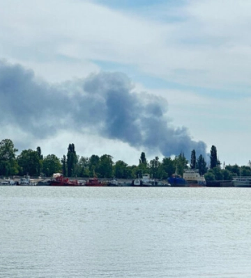 Під час нічного обстрілу порту Рені на Одещині мешканці румунського міста Галац чули &quot;пекельні звуки&quot;, - місцеві ЗМІ