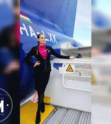 9000 метрів над землею: бортпровідниця з Дніпра розкрила секрети професії
