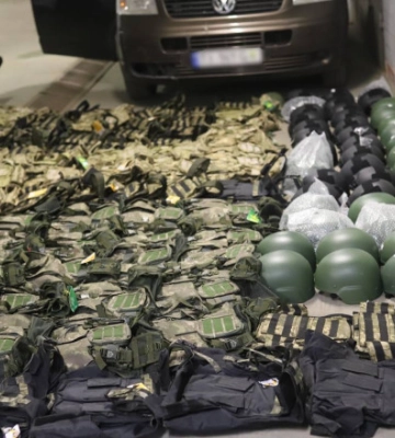 Бронежилети, каски, тепловізори на майже 3 млн грн: БЕБ передало на потреби ЗСУ товари, вилучені в ході розслідування