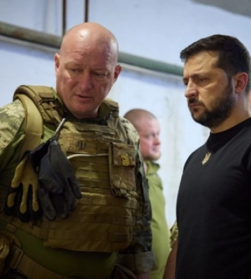 Зеленський зустрівся з бойовими бригадами на Донеччині