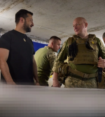 Президент зустрівся з бойовими бригадами Запорізького напрямку