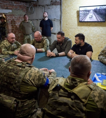 Президент відвідав бойові бригади на Донецькому та Запорізькому напрямках