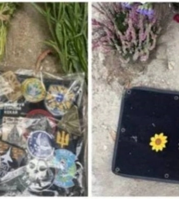 З могили загиблого пілота “Джуса” вкрали пам’ятні шеврони