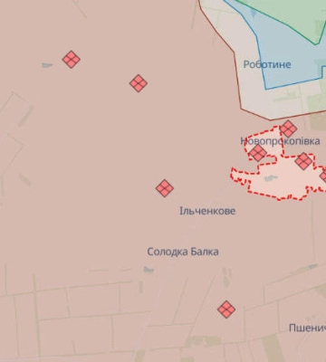 Сили оборони мають успіх у напрямку Новопрокопівки на південному фронті