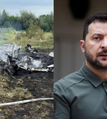 Зеленский отреагировал на авиакатастрофу в Житомирской области: будут выяснены все обстоятельства