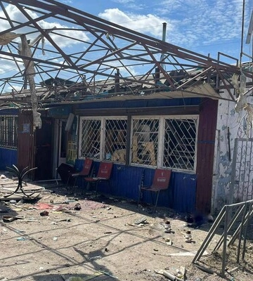 Синєгубов розповів про деталі удару росіян по кафе на Харківщині