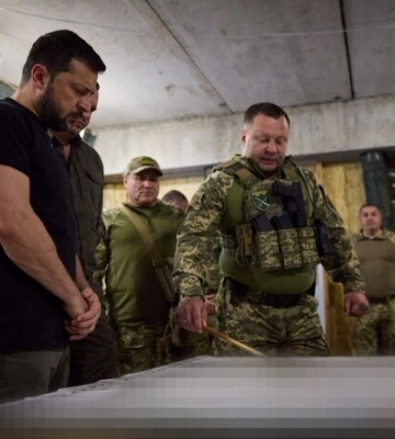 Зеленський відвідав військових біля Бахмута 