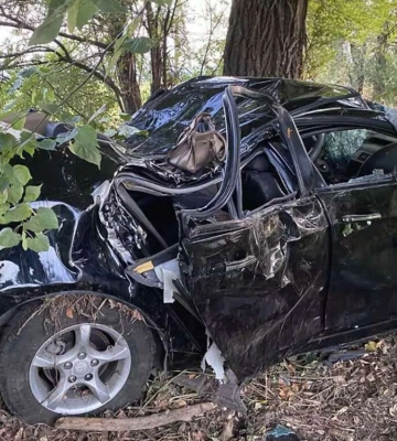 В Криворожском районе произошла авария: погибла женщина и двое мужчин травмировались