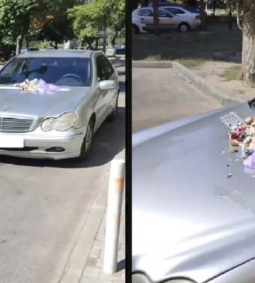 У Дніпрі оригінально покарали водія за неправильну парковку
