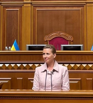 До Києва прибули перша леді Чехії та прем&#039;єрка Данії – Фредеріксен уже виступила у ВР