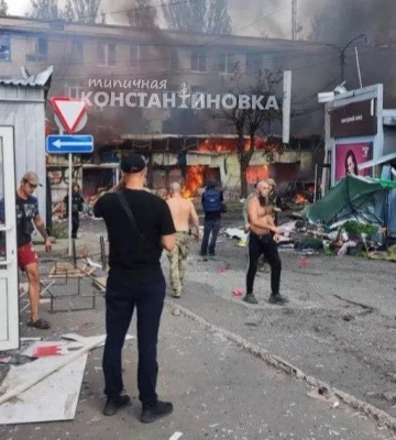 16 загиблих, багато поранених: окупанти вдарили по ринку у Костянтинівці (ВІДЕО)