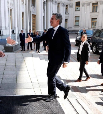 Блінкен вже у Києві