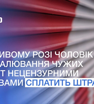Обмалював чужі ворота нецензурними словами: суд зобов’язав криворіжця сплатити штраф