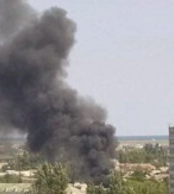 В окупованому Бердянську спалахнула нова пожежа: що відомо
