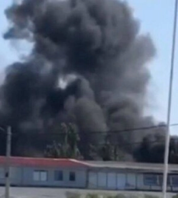 В окупованому Бердянську спалахнула нова пожежа: що відомо