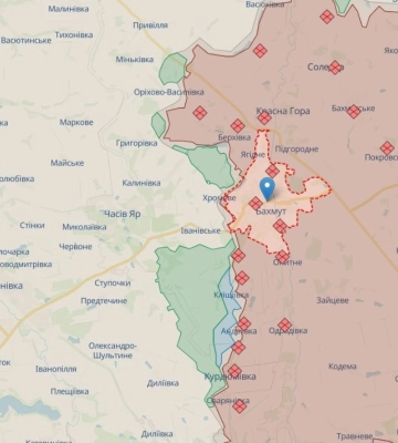 Генштаб: ЗСУ мають частковий успіх біля Бахмута, на фронті відбулося 39 боїв