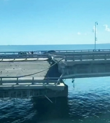 ВМС України: Керченський міст охороняють 6 катерів і 5 кораблів російського флоту