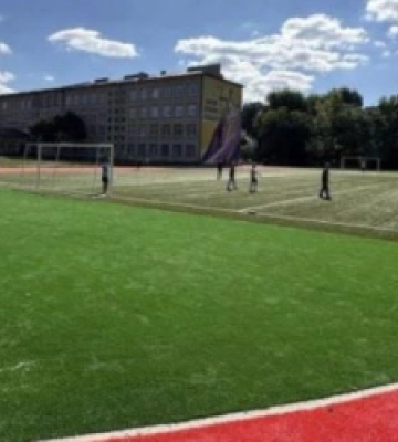 Спортивний майданчик школи № 32 на вул. Гашека у Львові реконструювали