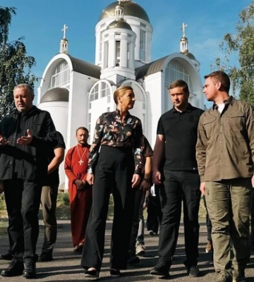 Прем’єр-міністерка Данії Метте Фредеріксен відвідала Київ
