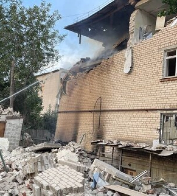 Удар по Запорізькому району зруйнував цивільний об&#039;єкт інфраструктури