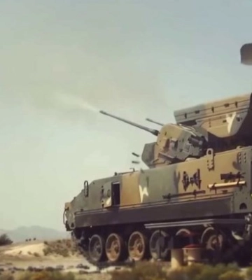 Российский дрон уничтожен: Воздушные силы показали работу установки Gepard в Одесской области (видео)