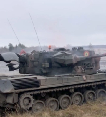 &quot;Є!&quot;: з&#039;явилося ефектне відео знищення &quot;Шахеда&quot; з САУ Gepard
