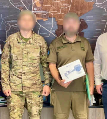 Волиняни придбали квадрокоптер DJI Mavic 3 бійцям Князівської бригади