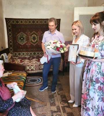 Ковельська довгожителька відзначила 100-річний ювілей