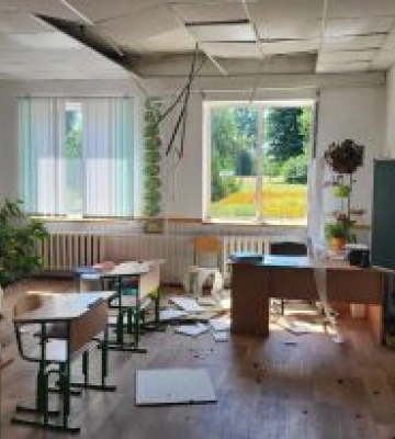 Перший урок у «пораненій» школі