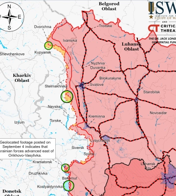 ISW пише про просування ЗСУ на Лимано-Куп’янському напрямку