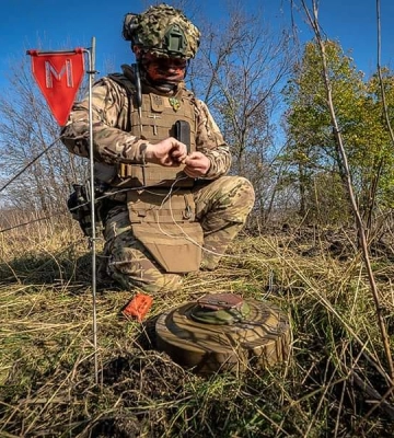 Сапери Нацгвардії знешкодили понад 150 вибухонебезпечних предметів на деокупованих територіях