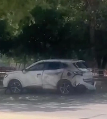 В Олешках авто Z-воєнкора атакував дрон: окупант &quot;підгорів&quot;