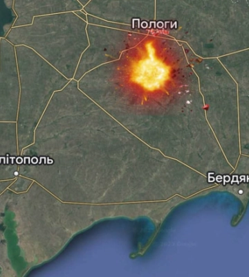 У Пологах підірвали штаб «Єдиної росії»: мер Мелітополя розкрив деталі