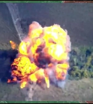 Воины 68 ОЕБр и 43 ОАБр уничтожили российский 240-мм миномет &quot;Тюльпан&quot; на Луганщине. ВИДЕО