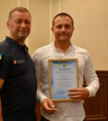 Вчитель фізичної культури Шклинського ліцею отримав нагороду від Волинської ОДА